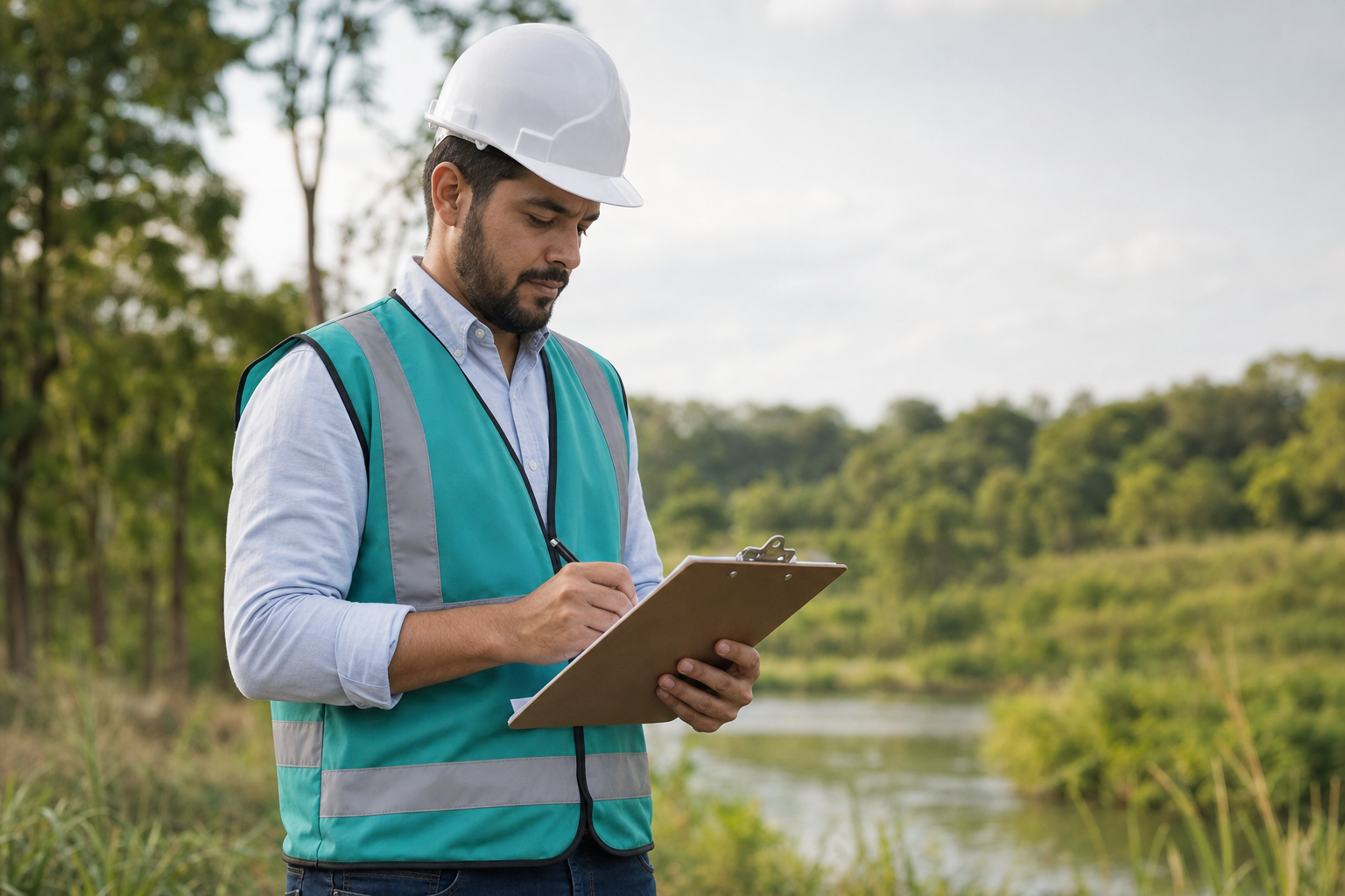 Consultor ambiental GITMA en campo